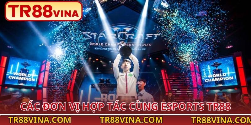 Esports TR88 – Kèo Chuẩn Từng Trận, Thưởng Khủng Chờ Bạn 2 Các đơn vị hợp tác cùng Esports TR88