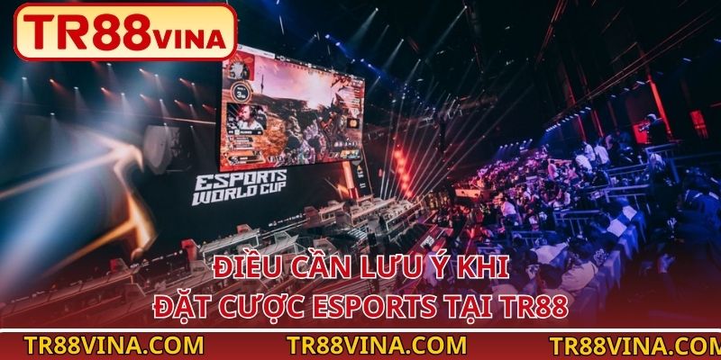 Esports TR88 – Kèo Chuẩn Từng Trận, Thưởng Khủng Chờ Bạn 4 Điều cần lưu ý khi đặt cược esports tại TR88